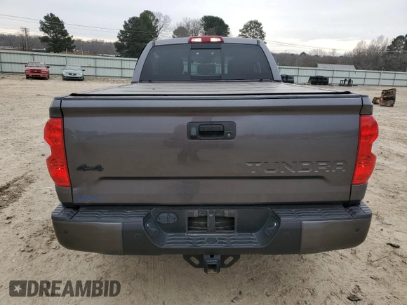 2021 Toyota Tundra SR with VIN 5TFUY5F18MX012725, listed as a Copart auction lot 52550205 with 54,727 mi miles and Salvage title. Bid and sale history available at DreamBid. Image 6.