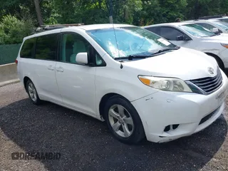 2012 Toyota Sienna LE AAS with VIN 5TDKK3DC6CS257836, listed as a IAAI auction lot 42442949 with 237,151 mi miles and . Bid and sale history available at DreamBid. Image 1.