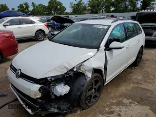 2016 Volkswagen Golf SportWagen TSI S with VIN 3VWC17AU1GM503254, listed as a Copart auction lot 63595164 with 85,507 mi miles and Salvage Title. Bid and sale history available at carsss.com. Image 1.