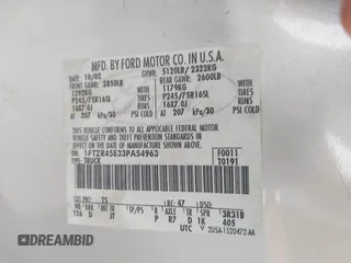 2003 Ford Ranger XL Fleet with VIN 1FTZR45E33PA54963, listed as a IAAI auction lot 42009846 with 202,702 mi miles. Bid and sale history available at carsss.com. Image 9.