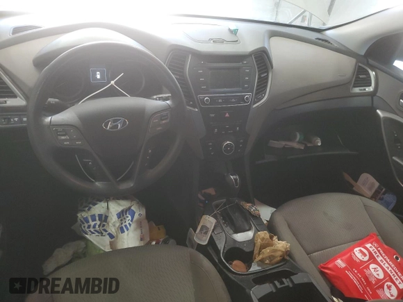 2017 Hyundai Santa Fe 2.4L z VIN 5XYZTDLB4HG440683, wystawiony jako Copart lot #55408975 z przebiegiem 105 014 mil mil oraz Szkoda całkowita • Salvage title. Historia ofert i sprzedaży dostępna na DreamBid. Obrazek 8.
