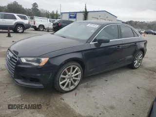 2015 Audi A3 1.8T Premium Plus with VIN WAUCCGFF2F1010702, listed as a Copart auction lot 43415545 with 143,315 mi miles and Salvage Title. Bid and sale history available at carsss.com. Image 1.