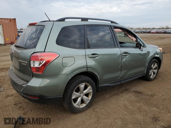 2014 Subaru Forester Premium with VIN JF2SJAEC5EH558709, listed as a Copart auction lot 54231265 with Not provided miles and Salvage title. Bid and sale history available at DreamBid. Image 3.