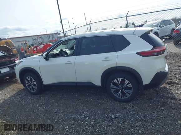 2023 Nissan Rogue SV with VIN JN8BT3BB8PW469378, listed as a IAAI auction lot 41935889 with 55,668 mi miles and . Bid and sale history available at DreamBid. Image 14.