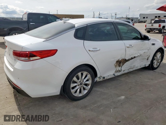 2018 Kia Optima LX with VIN 5XXGT4L33JG255308, listed as a Copart auction lot 56335145 with 101,674 mi miles and Salvage title. Bid and sale history available at DreamBid. Image 3.