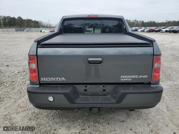 2010 Honda Ridgeline RTL with VIN 5FPYK1F50AB006171, listed as a Copart auction lot 44863745 with 107,980 mi miles and Salvage Title. Bid and sale history available at carsss.com. Image 6.