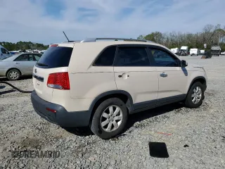 2011 Kia Sorento LX with VIN 5XYKT3A15BG125050, listed as a Copart auction lot 50715195 with 156,970 mi miles and Salvage Title. Bid and sale history available at carsss.com. Image 3.