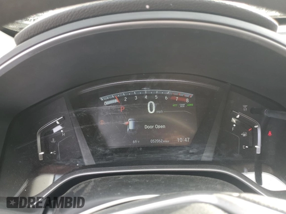 2018 Honda CR-V EX with VIN 2HKRW2H53JH603109, listed as a Copart auction lot 49670135 with 52,062 mi miles and Salvage Title. Bid and sale history available at carsss.com. Image 9.