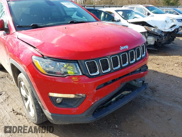 2018 Jeep Compass Latitude z VIN 3C4NJDBB3JT249146, wystawiony jako IAAI lot #41208876 z przebiegiem 78 192 mil mil oraz . Historia ofert i sprzedaży dostępna na DreamBid. Obrazek 6.