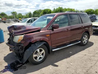 2007 Honda Pilot EX-L with VIN 2HKYF18537H515157, listed as a Copart auction lot 56993825 with 170,279 mi miles and Salvage title. Bid and sale history available at DreamBid. Image 1.