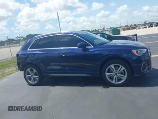 2021 Audi Q3 S line Premium with VIN WA1DECF37M1032508, listed as a IAAI auction lot 42556529 with 55,125 mi miles and . Bid and sale history available at DreamBid. Image 13.