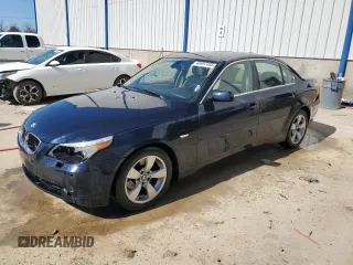 2006 BMW 5 Series 530i with VIN WBANE73556CM39724, listed as a Copart auction lot 46697405 with 191,164 mi miles and Non Repairable. Bid and sale history available at carsss.com. Image 1.