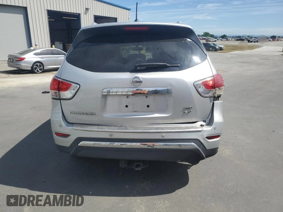 2016 Nissan Pathfinder Platinum with VIN 5N1AR2MM4GC642941, listed as a Copart auction lot 52622275 with 129,212 mi miles and Salvage title. Bid and sale history available at DreamBid. Image 6.