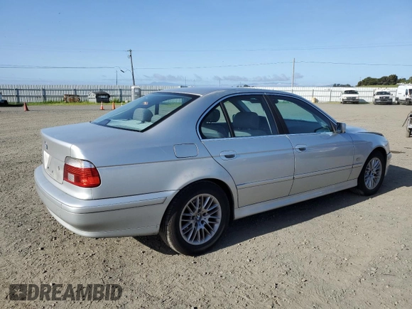 2003 BMW 5 Series 530iA with VIN WBADT63473CK35473, listed as a Copart auction lot 52239905 with 179,606 mi miles and Salvage Title. Bid and sale history available at carsss.com. Image 3.