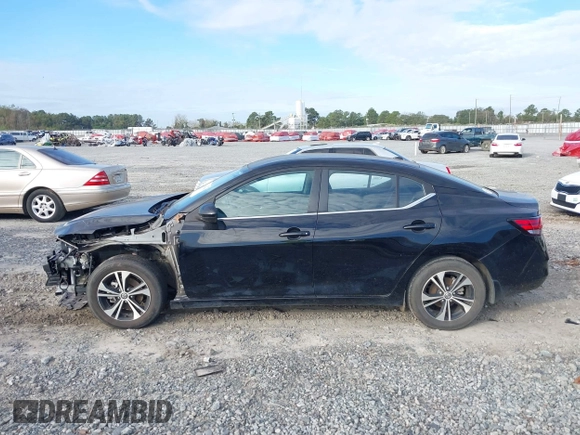 2022 Nissan Sentra SV with VIN 3N1AB8CV8NY299323, listed as a IAAI auction lot 40790960 with 33,560 mi miles and . Bid and sale history available at DreamBid. Image 14.