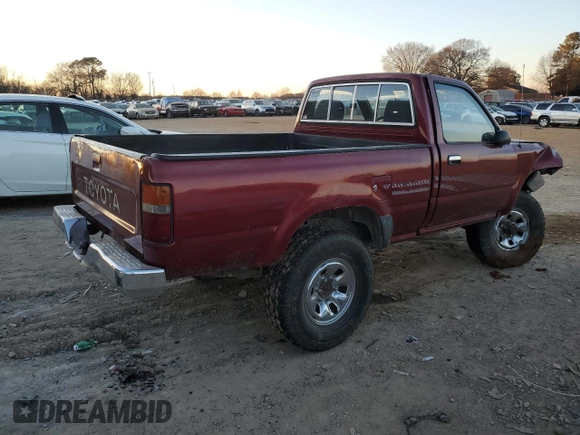 1991 Toyota Pickup DX z VIN JT4RN01P5M0011747, wystawiony jako Copart lot #42169245 z przebiegiem 204 202 mil mil oraz Szkoda całkowita • Salvage title. Historia ofert i sprzedaży dostępna na DreamBid. Obrazek 3.