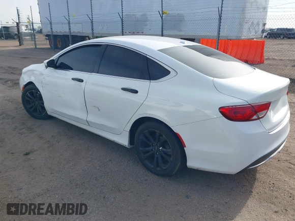 2016 Chrysler 200 Limited with VIN 1C3CCCAB8GN164345, listed as a IAAI auction lot 41753168 with 152,720 mi miles. Bid and sale history available at carsss.com. Image 3.