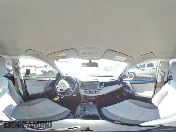 2015 Toyota RAV4 LE with VIN JTMBFREV7FJ049828, listed as a Copart auction lot 60457645 with 80,105 mi miles and Salvage title. Bid and sale history available at DreamBid. Image 14.