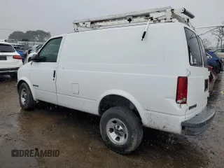 2001 GMC Safari Cargo with VIN 1GTDM19W91B504197, listed as a Copart auction lot 43786285 with 150,593 mi miles and Salvage Title. Bid and sale history available at carsss.com. Image 2.