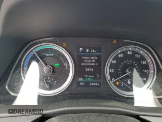 2023 Hyundai Sonata Hybrid Blue with VIN KMHL24JJ1PA067230, listed as a Copart auction lot 54816005 with 23,925 mi miles and Salvage Title. Bid and sale history available at carsss.com. Image 9.