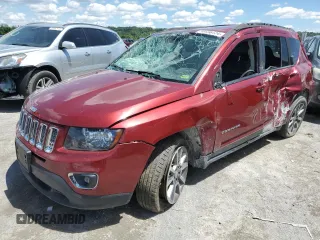 2015 Jeep Compass Limited with VIN 1C4NJDCB2FD383254, listed as a Copart auction lot 56656224 with 119,582 mi miles and Salvage Title. Bid and sale history available at carsss.com. Image 1.