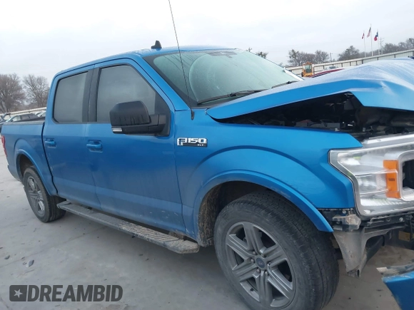 2019 Ford F-150 XL with VIN 1FTEW1C59KKC10914, listed as a IAAI auction lot 41503825 with 58,417 mi miles and . Bid and sale history available at DreamBid. Image 14.