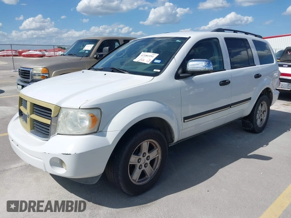 2007 Dodge Durango SLT with VIN 1D8HB48P27F515290, listed as a IAAI auction lot 42466551 with 205,440 mi miles and . Bid and sale history available at DreamBid. Image 2.