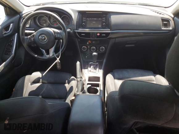2015 Mazda 6 i Sport with VIN JM1GJ1U62F1167852, listed as a Copart auction lot 52406185 with 130,080 mi miles and Salvage Title. Bid and sale history available at DreamBid. Image 8.