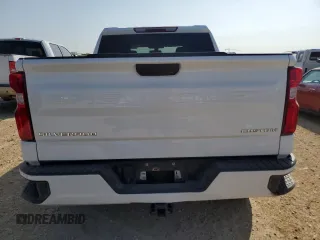 2022 Chevrolet Silverado 1500 Custom with VIN 3GCPWBEK7NG131092, listed as a Copart auction lot 50351115 with 58,409 mi miles and Salvage Title. Bid and sale history available at DreamBid. Image 6.