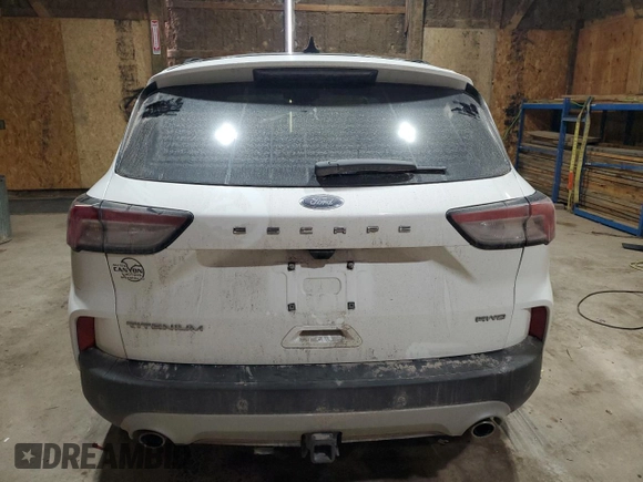 2021 Ford Escape Titanium with VIN 1FMCU9J95MUB26559, listed as a Copart auction lot 49305745 with 81,165 mi miles and Salvage title. Bid and sale history available at DreamBid. Image 6.