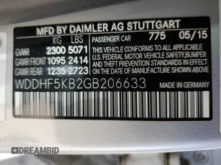 2016 Mercedes-Benz E 350 Sport z VIN WDDHF5KB2GB206633, wystawiony jako Copart lot #58441215 z przebiegiem 119 300 mil mil oraz Szkoda całkowita • Salvage title. Historia ofert i sprzedaży dostępna na DreamBid. Obrazek 12.