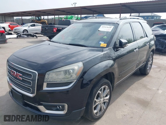 2014 GMC Acadia SLT with VIN 1GKKRRKD1EJ357969, listed as a IAAI auction lot 41919648 with 156,572 mi miles. Bid and sale history available at carsss.com. Image 6.