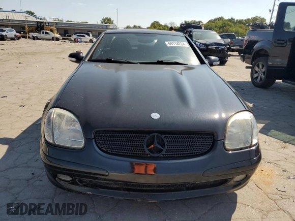 2001 Mercedes-Benz SLK-Class Kompressor with VIN WDBKK49F51F179022, listed as a Copart auction lot 69114204 with 124,814 mi miles and Clean Title. Bid and sale history available at carsss.com. Image 5.