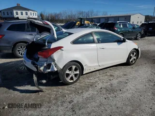 2013 Hyundai Elantra Coupe GS PZEV with VIN KMHDH6AE3DU011320, listed as a Copart auction lot 82141054 with 130,726 mi miles and Clean Title. Bid and sale history available at carsss.com. Image 3.