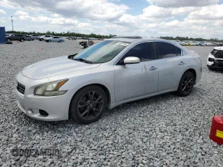 2014 Nissan Maxima S with VIN 1N4AA5AP8EC909075, listed as a Copart auction lot 53097245 with 132,311 mi miles and Salvage Title. Bid and sale history available at DreamBid. Image 1.