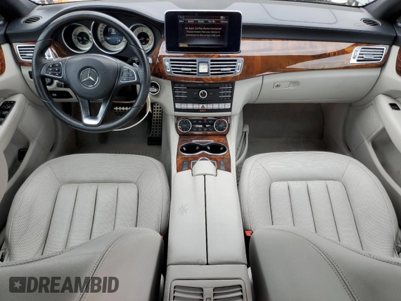 2017 Mercedes-Benz CLS 550 with VIN WDDLJ9BB1HA195275, listed as a Copart auction lot 51124473 with 44,333 mi miles and . Bid and sale history available at DreamBid. Image 8.