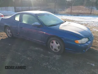 2003 Chevrolet Monte Carlo SS with VIN 2G1WX12K639161191, listed as a IAAI auction lot 41417382 with 999,999 mi miles. Bid and sale history available at carsss.com. Image 1.