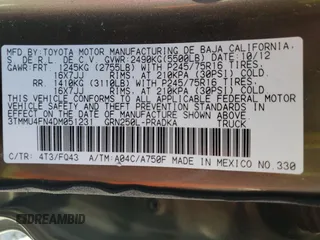 2013 Toyota Tacoma with VIN 3TMMU4FN4DM051231, listed as a Copart auction lot 60444775 with 193,275 mi miles and Salvage title. Bid and sale history available at DreamBid. Image 13.