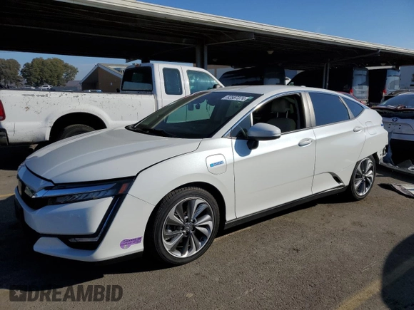 2018 Honda Clarity Plug-In Hybrid with VIN JHMZC5F19JC020788, listed as a Copart auction lot 82557374 with 80,634 mi miles and Salvage Title. Bid and sale history available at carsss.com. Image 1.