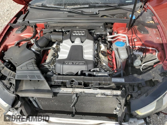2013 Audi S5 Premium Plus z VIN WAUCGAFR1DA047636, wystawiony jako Copart lot #79562034 z przebiegiem 112 149 mil mil oraz Szkoda całkowita • Salvage title. Historia ofert i sprzedaży dostępna na DreamBid. Obrazek 11.