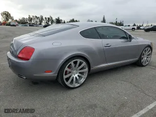 2005 Bentley Continental GT with VIN SCBCR63W55C027824, listed as a Copart auction lot 51500965 with 66,338 mi miles and Clean Title. Bid and sale history available at carsss.com. Image 3.