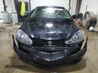 2005 Acura RSX with VIN JH4DC54825S008116, listed as a Copart auction lot 83044754 with 172,607 mi miles and Salvage Title. Bid and sale history available at carsss.com. Image 5.