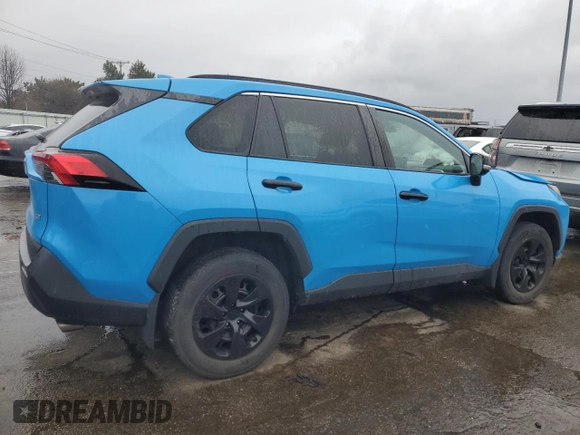 2019 Toyota RAV4 LE with VIN 2T3K1RFV6KW035136, listed as a Copart auction lot 47100395 with 88,568 mi miles and Salvage Title. Bid and sale history available at carsss.com. Image 3.
