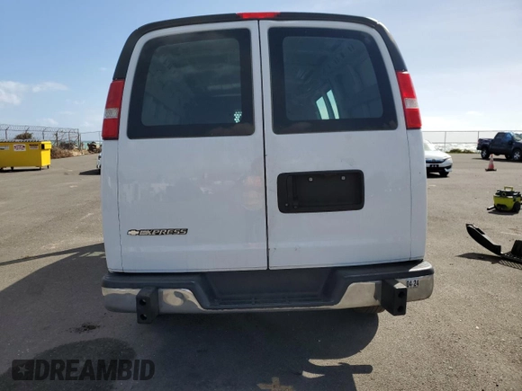 2019 Chevrolet Express Cargo Van with VIN 1GCWGAFG9K1241911, listed as a Copart auction lot 81139944 with 67,880 mi miles and Non Repairable. Bid and sale history available at carsss.com. Image 6.