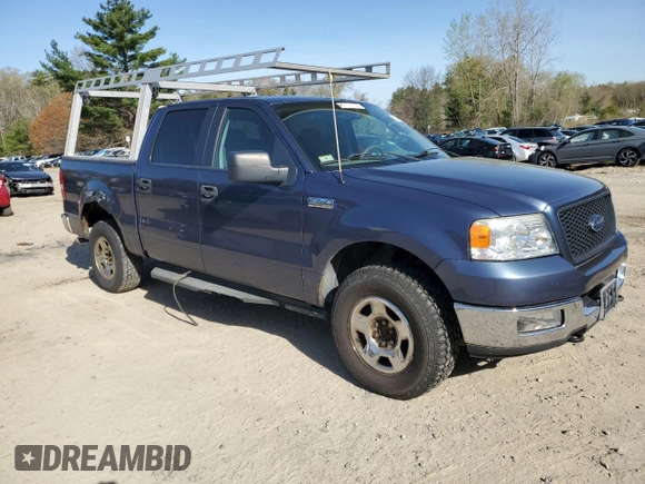 2005 Ford F-150 XLT with VIN 1FTPW14545FB31526, listed as a Copart auction lot 54343155 with 154,751 mi miles and Clean Title. Bid and sale history available at carsss.com. Image 4.