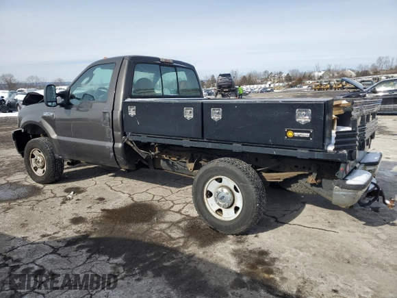 2007 Ford F-250 XL with VIN 1FTNF21597EA76663, listed as a Copart auction lot 41736475 with 163,956 mi miles and Salvage Title. Bid and sale history available at DreamBid. Image 2.