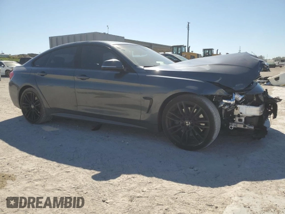 2017 BMW 4 Series 430i with VIN WBA4F7C51HG437778, listed as a Copart auction lot 48673745 with 110,531 mi miles and Salvage Title. Bid and sale history available at carsss.com. Image 4.