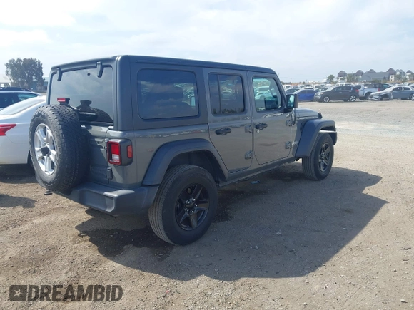 2020 Jeep Wrangler Unlimited Sport S z VIN 1C4HJXDN2LW261730, wystawiony jako IAAI lot #42034942 z przebiegiem 61 465 mil mil oraz . Historia ofert i sprzedaży dostępna na DreamBid. Obrazek 4.