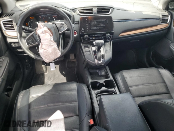 2017 Honda CR-V Touring with VIN 5J6RW1H97HL016344, listed as a Copart auction lot 51812315 with 47,795 mi miles and Salvage Title. Bid and sale history available at carsss.com. Image 8.