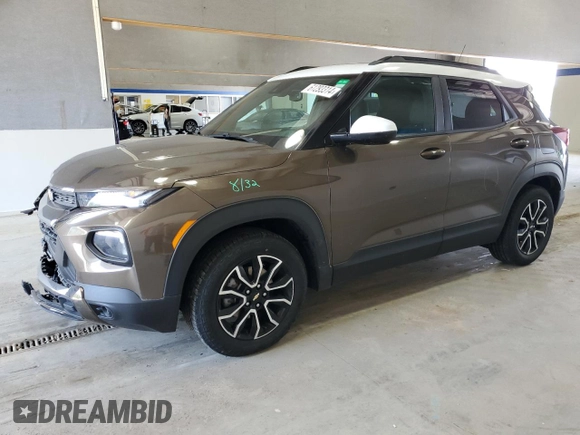 2022 Chevrolet TrailBlazer ACTIV with VIN KL79MVSL7NB008850, listed as a Copart auction lot 61293314 with 34,934 mi miles and Salvage Title. Bid and sale history available at DreamBid. Image 1.